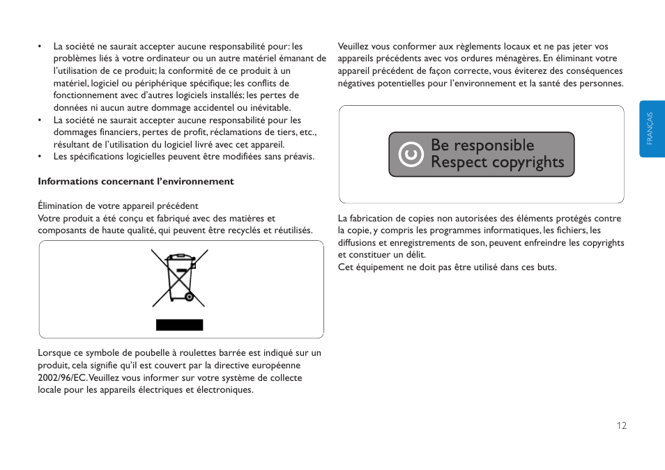 Philips Clé USB User Manual | Page 12 / 98