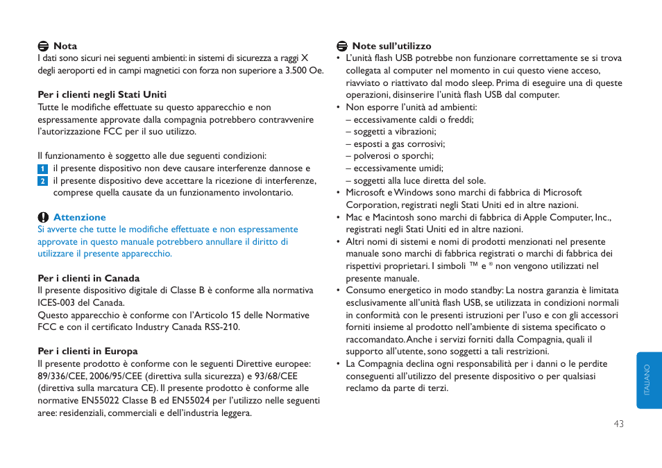 Philips Clé USB User Manual | Page 43 / 98