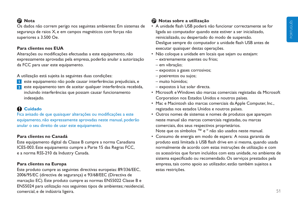 Philips Clé USB User Manual | Page 51 / 98