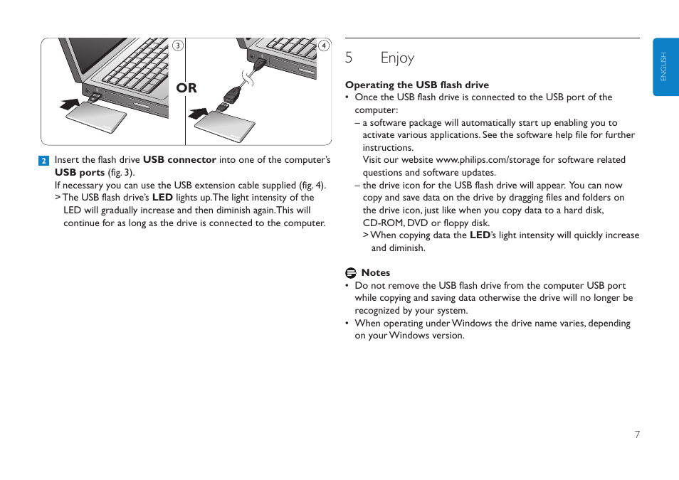 5enjoy | Philips Clé USB User Manual | Page 7 / 98