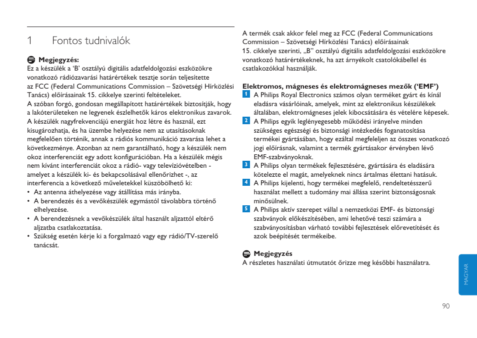 Elite edition, Kattintson ide, 1fontos tudnivalók | Philips Clé USB User Manual | Page 90 / 98
