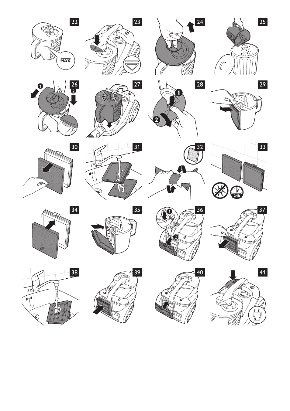 Philips PowerPro Aspirateur sans sac User Manual | Page 101 / 104