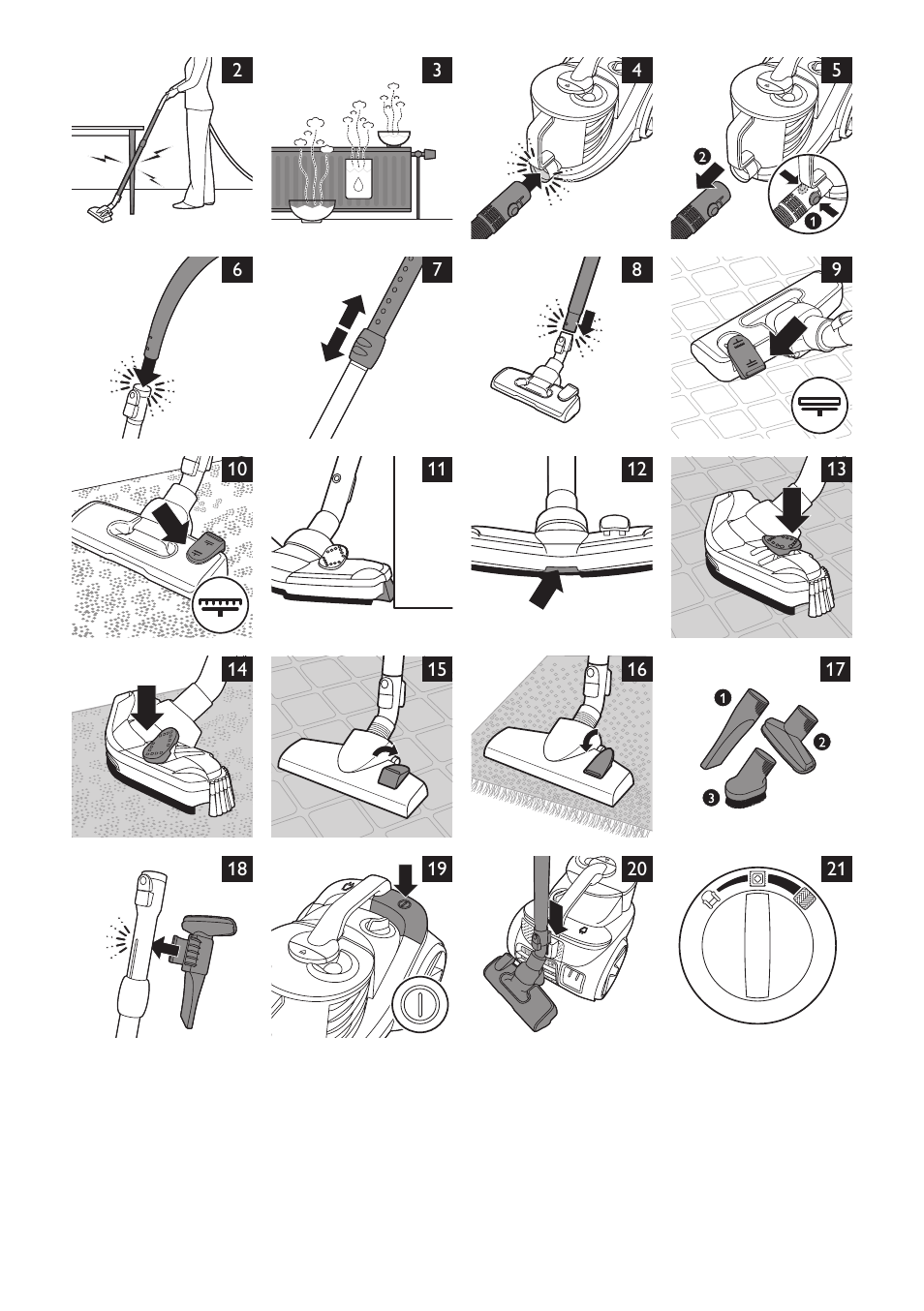 Philips PowerPro Aspirateur sans sac User Manual | Page 4 / 104