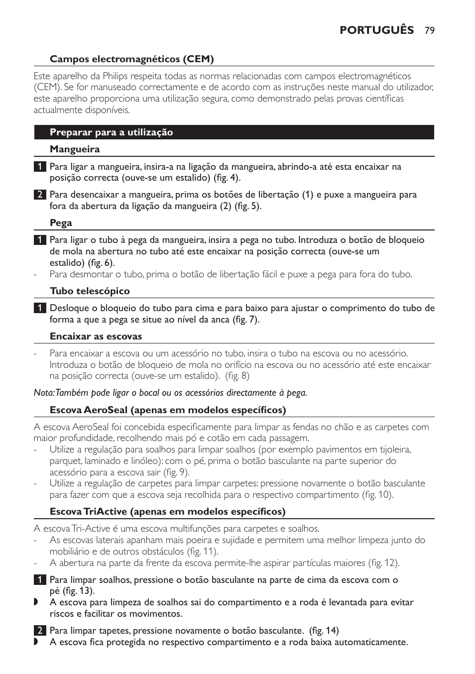 Philips PowerPro Aspirateur sans sac User Manual | Page 79 / 104