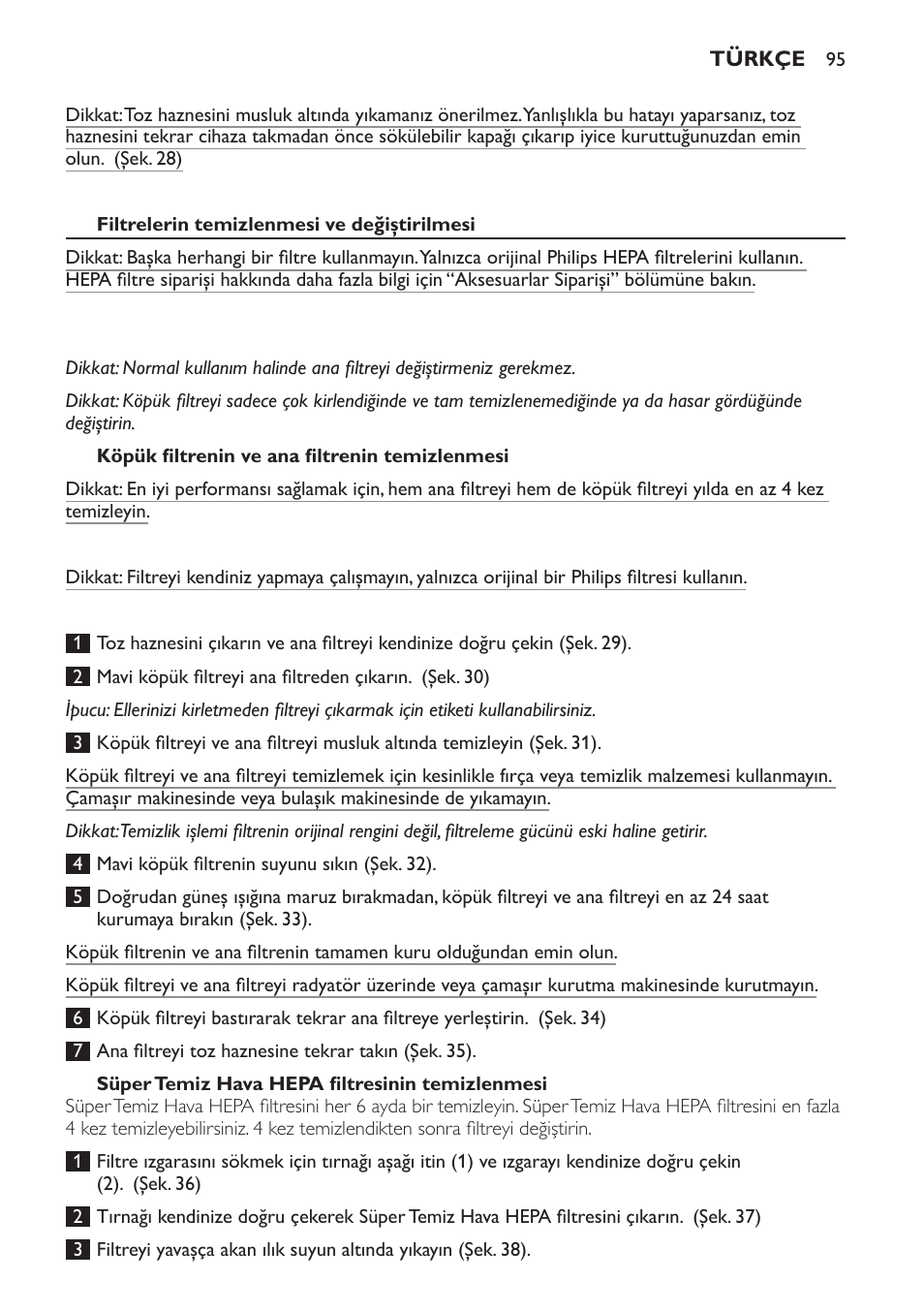 Philips PowerPro Aspirateur sans sac User Manual | Page 95 / 104