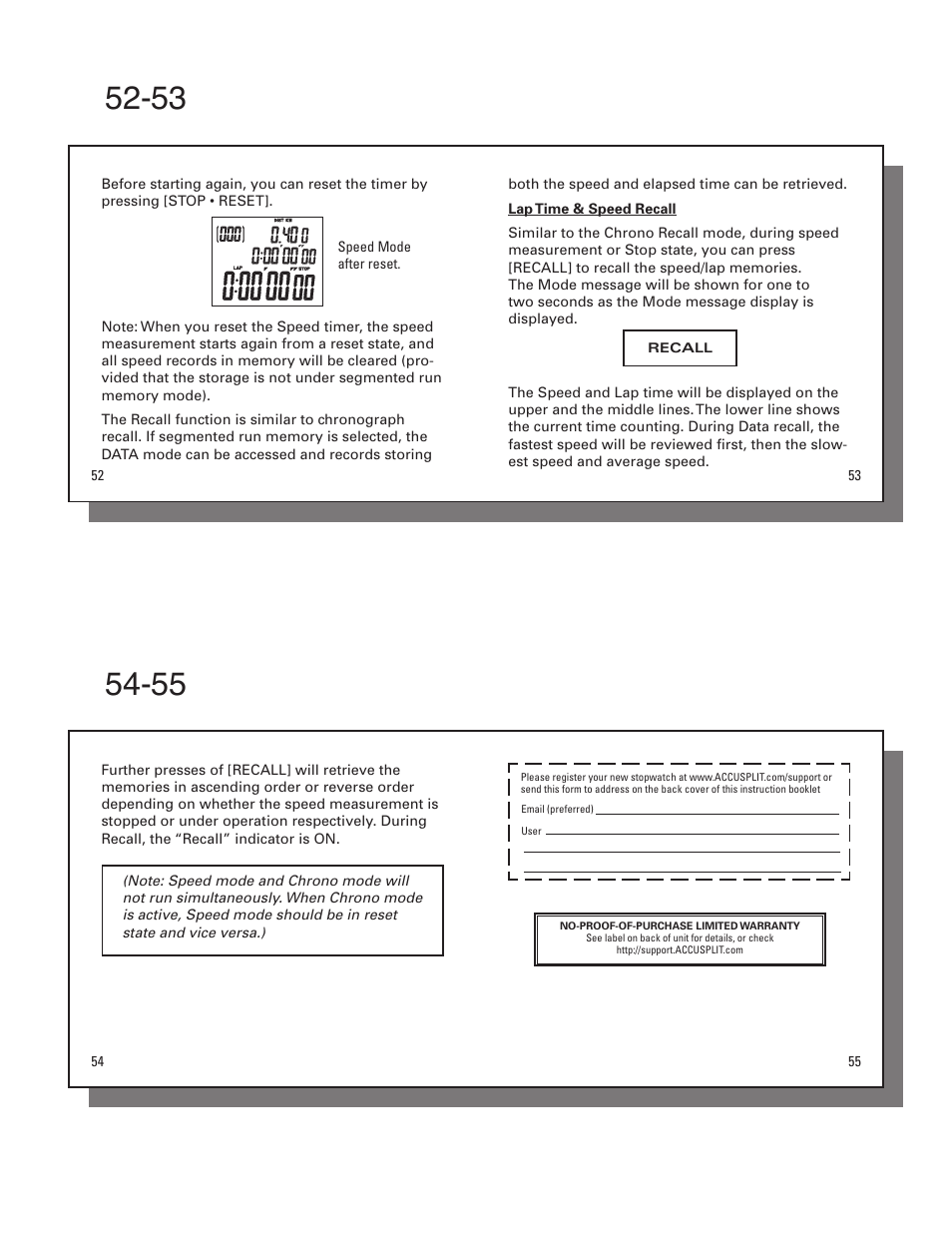 Accusplit AX602M500 User Manual | Page 14 / 14