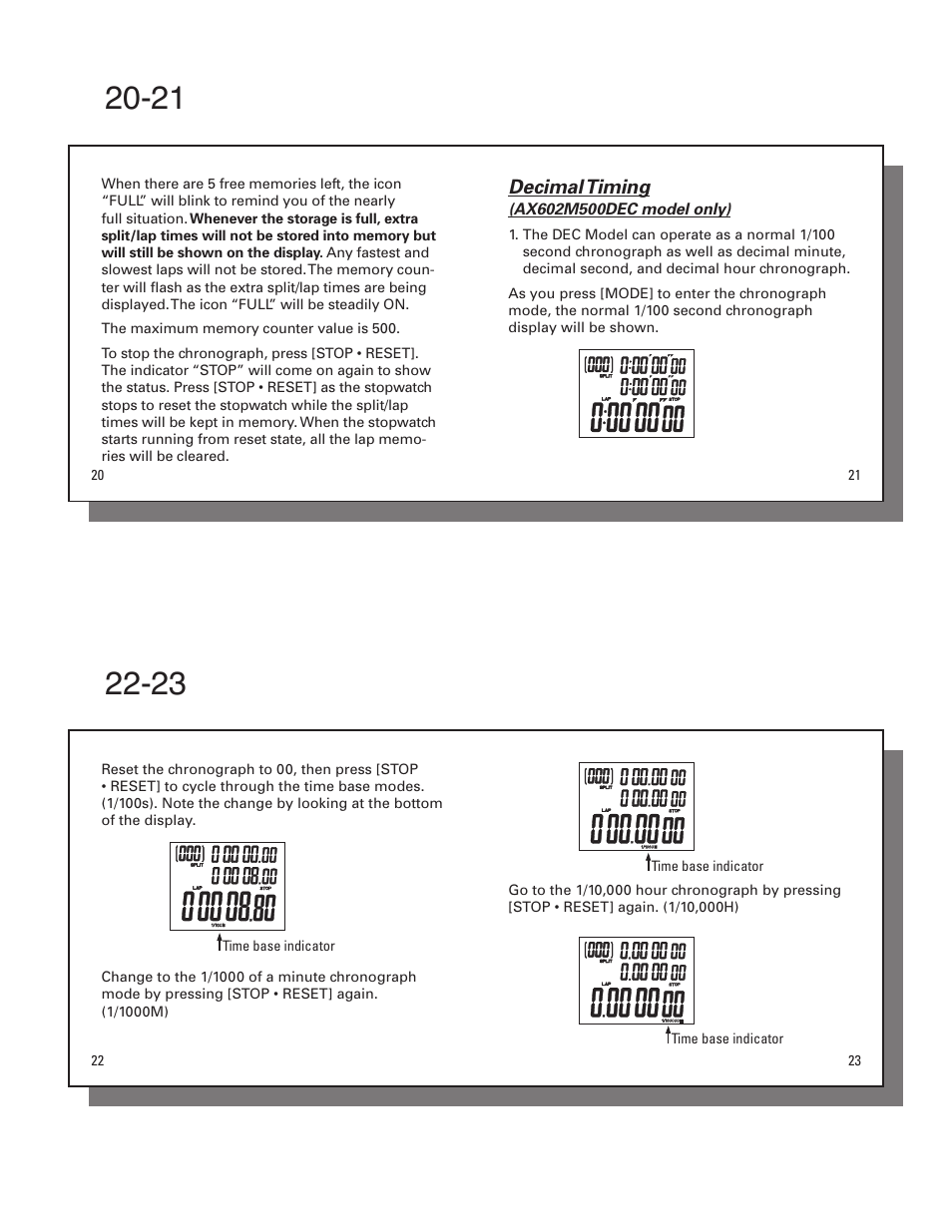 Accusplit AX602M500 User Manual | Page 6 / 14