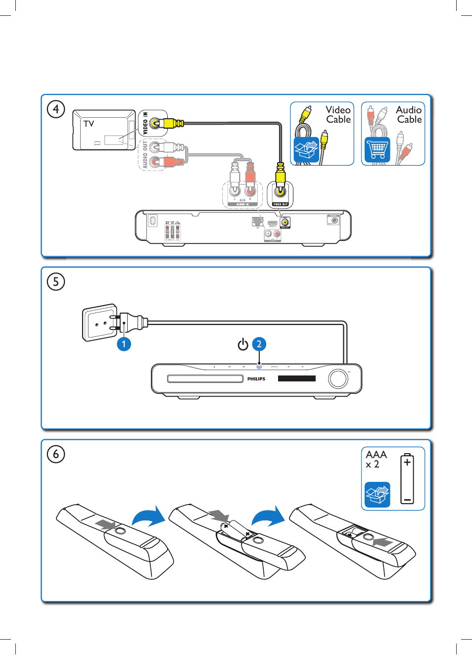 Philips Home Cinéma 2 enceintes User Manual | Page 5 / 8