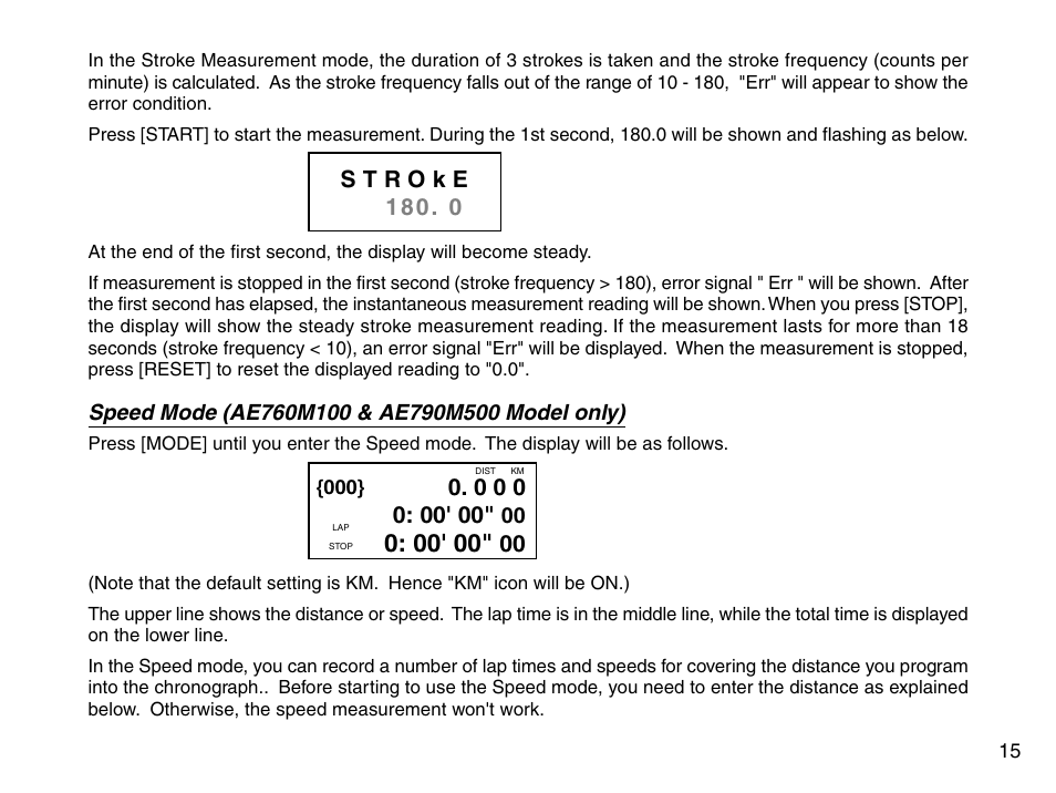 Accusplit AE790M User Manual | Page 17 / 21