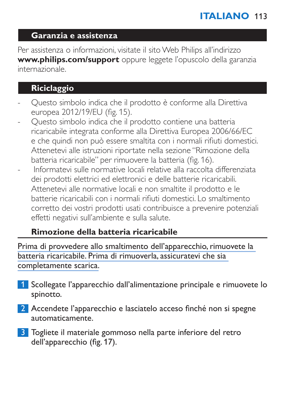 Philips EnergyUp Lampe Energylight User Manual | Page 113 / 176