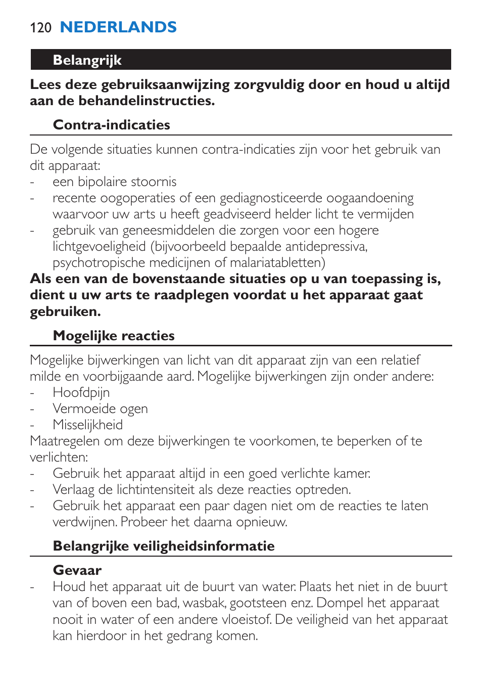 Philips EnergyUp Lampe Energylight User Manual | Page 120 / 176