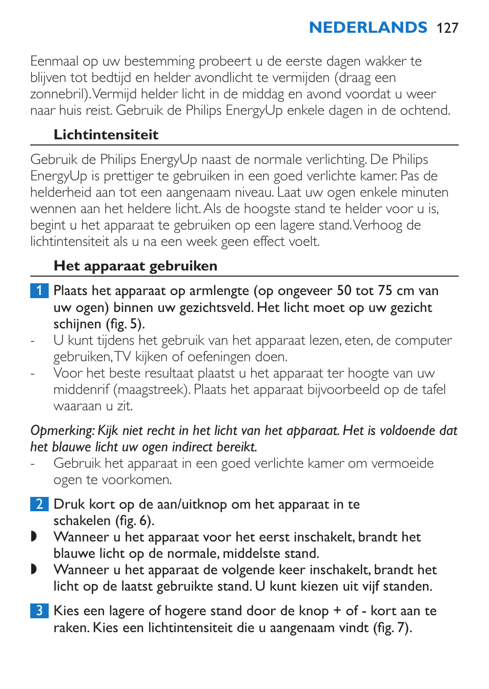 Philips EnergyUp Lampe Energylight User Manual | Page 127 / 176