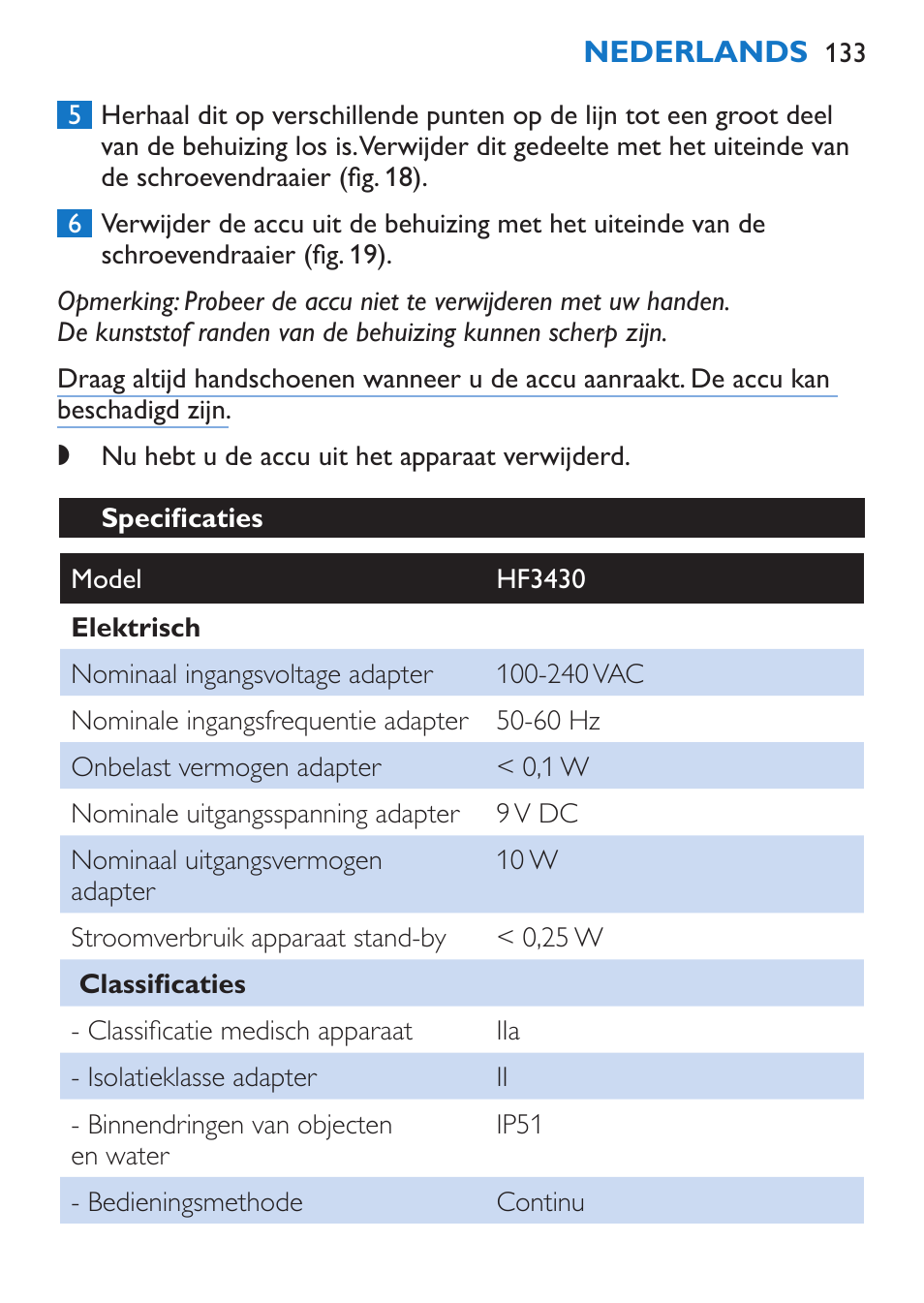 Philips EnergyUp Lampe Energylight User Manual | Page 133 / 176