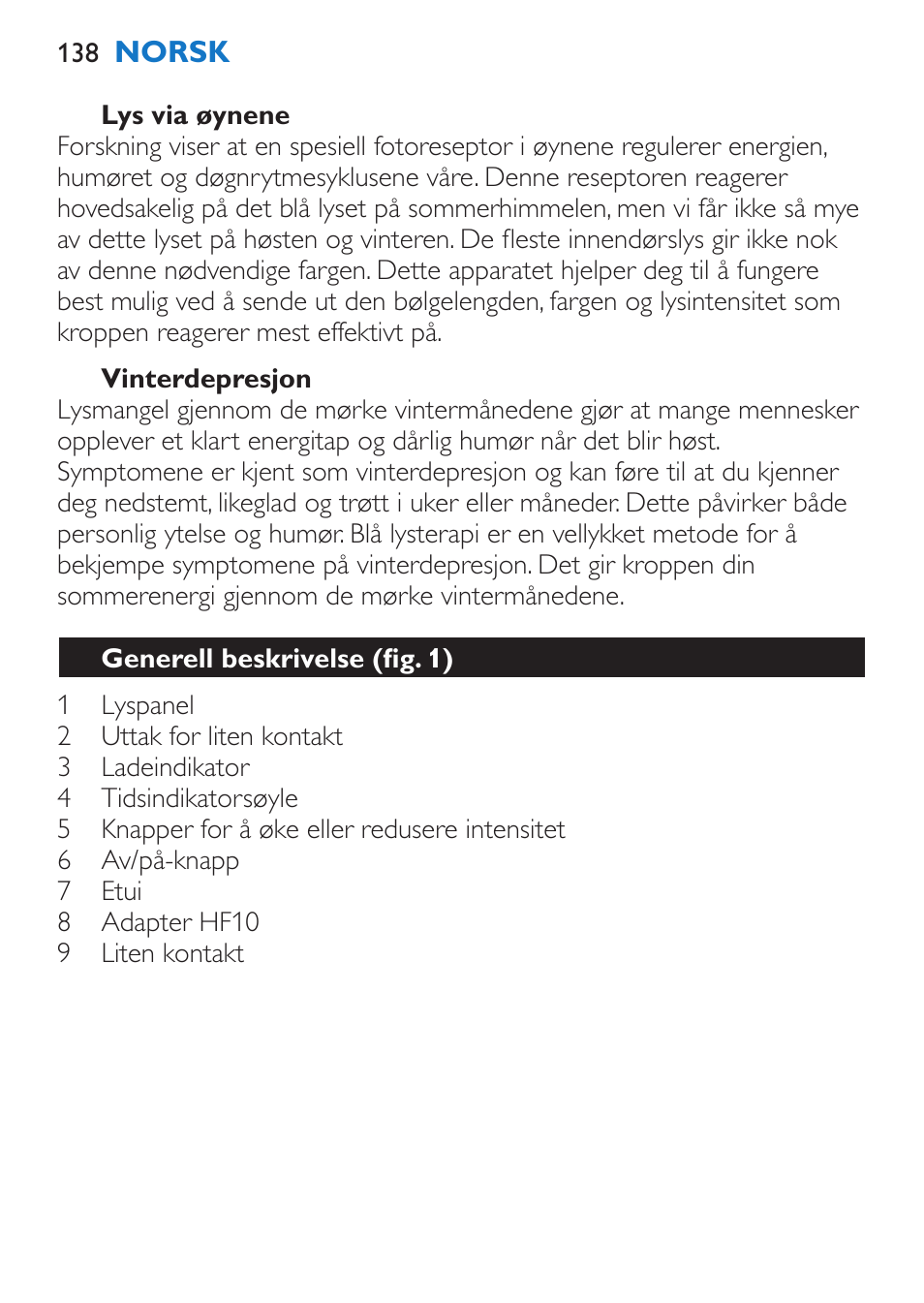 Philips EnergyUp Lampe Energylight User Manual | Page 138 / 176