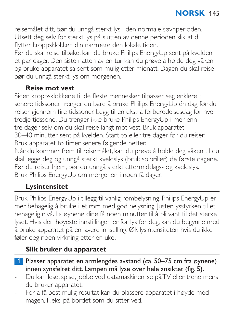 Philips EnergyUp Lampe Energylight User Manual | Page 145 / 176