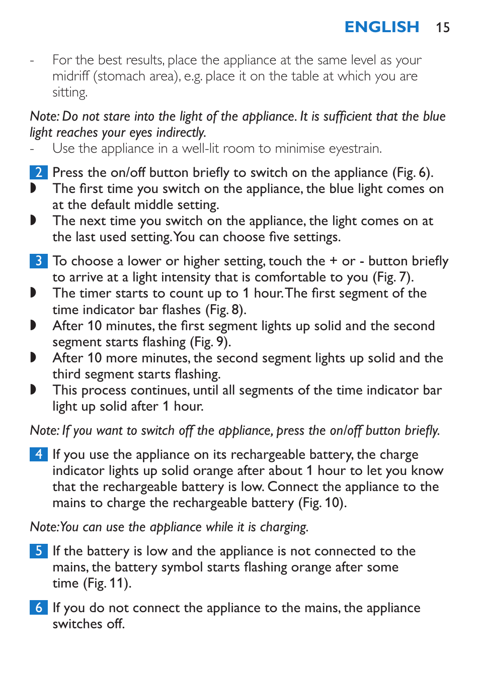 Philips EnergyUp Lampe Energylight User Manual | Page 15 / 176