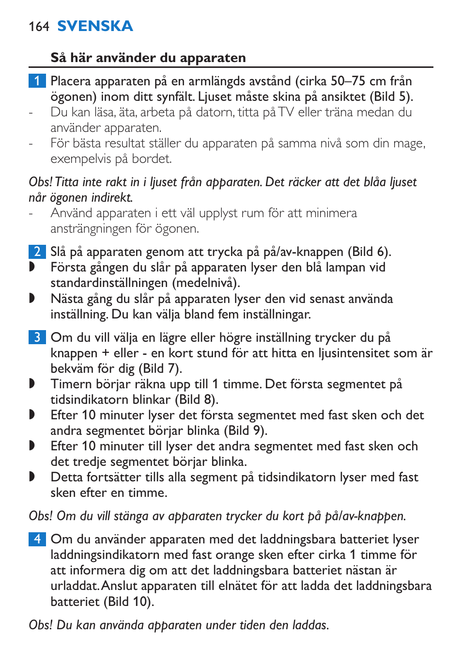 Philips EnergyUp Lampe Energylight User Manual | Page 164 / 176