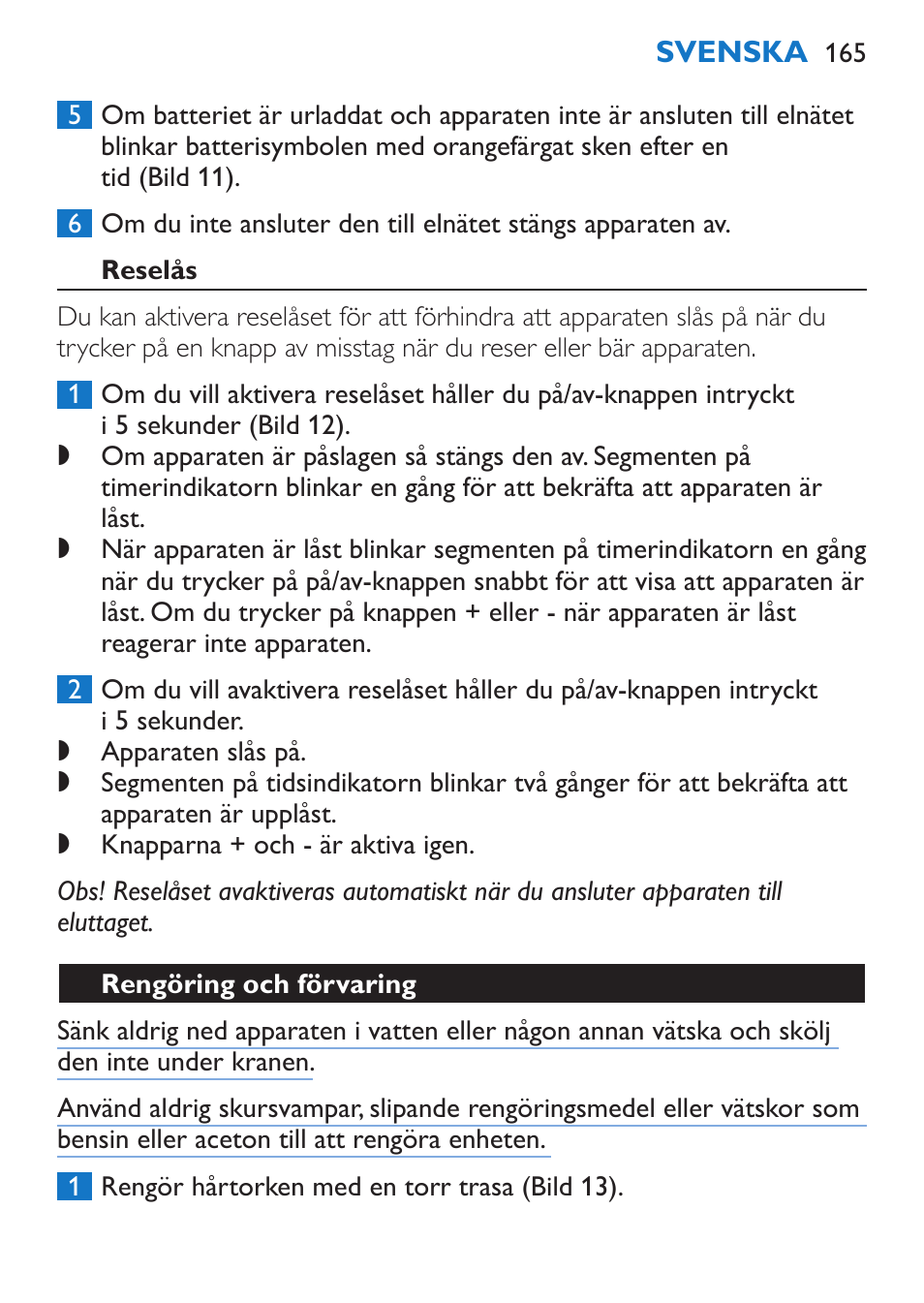 Philips EnergyUp Lampe Energylight User Manual | Page 165 / 176