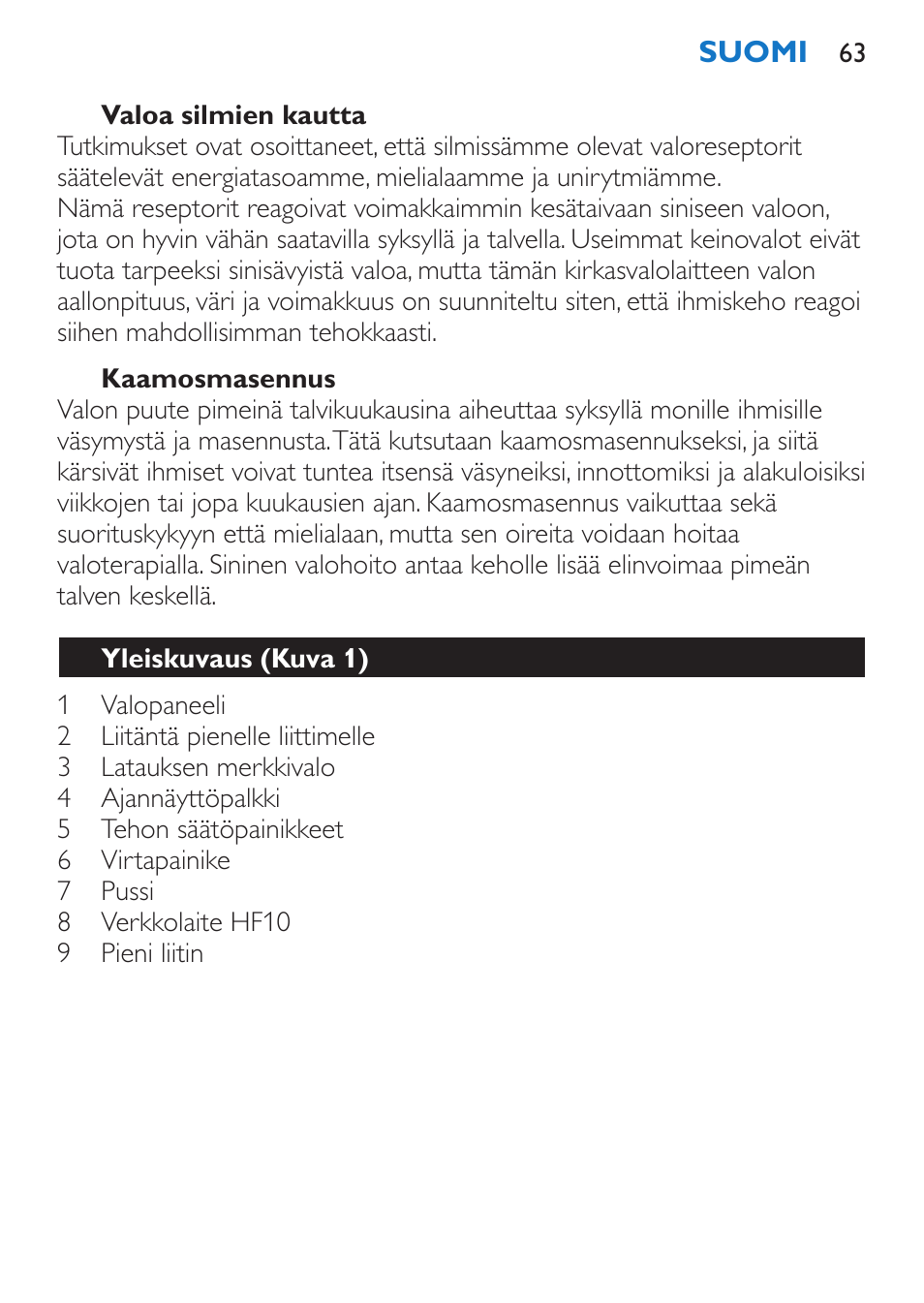 Philips EnergyUp Lampe Energylight User Manual | Page 63 / 176