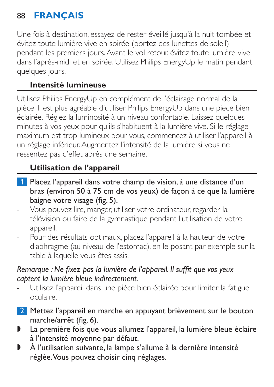 Philips EnergyUp Lampe Energylight User Manual | Page 88 / 176