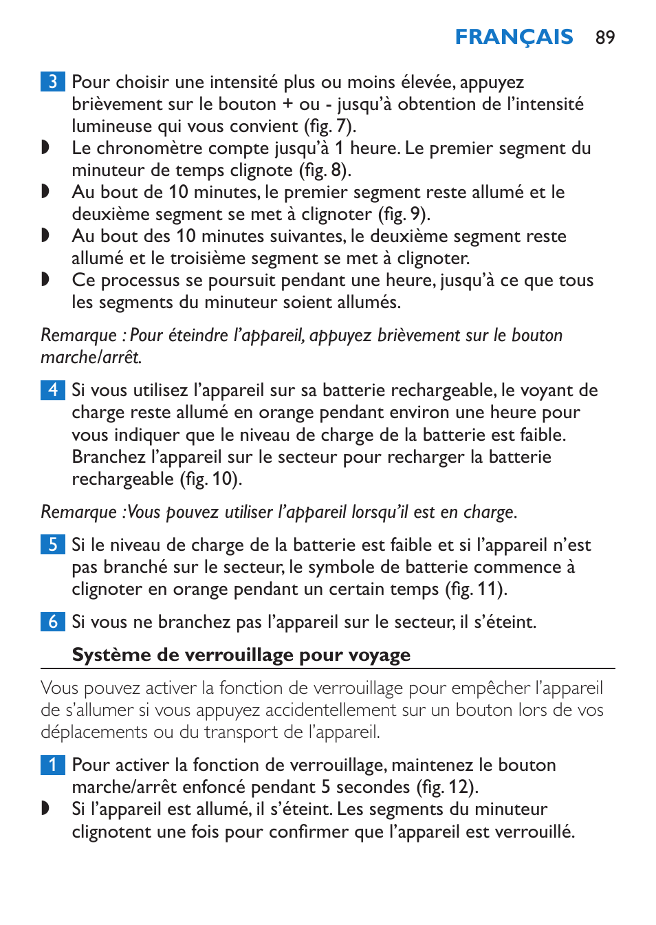 Philips EnergyUp Lampe Energylight User Manual | Page 89 / 176