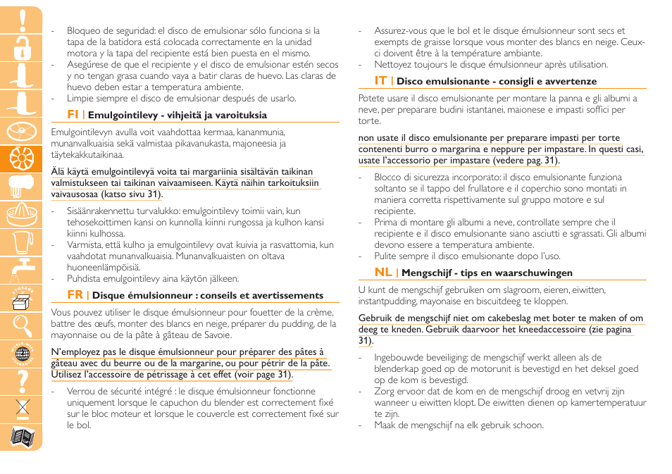 Philips Robot de cuisine User Manual | Page 42 / 108