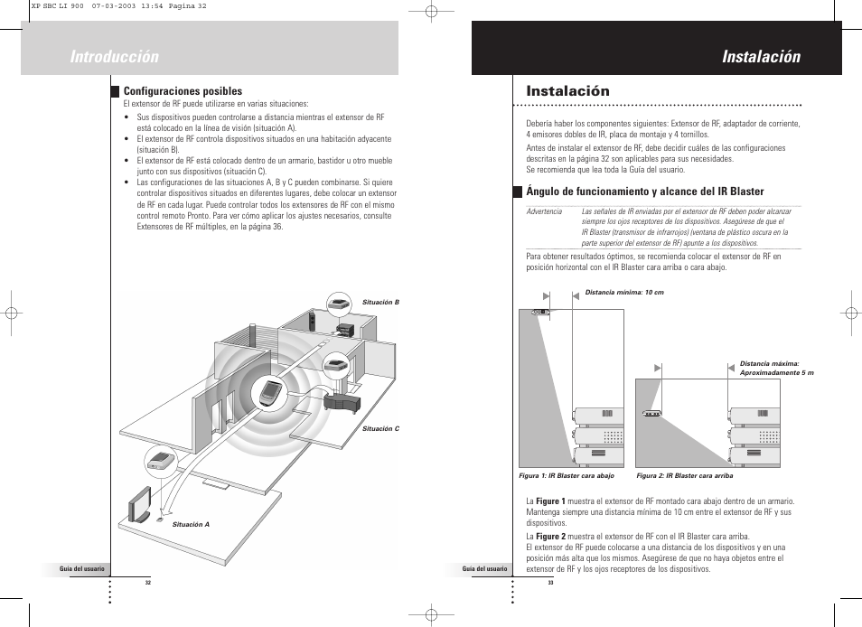 Instalación, Introducción | Philips Relais RF User Manual | Page 17 / 26