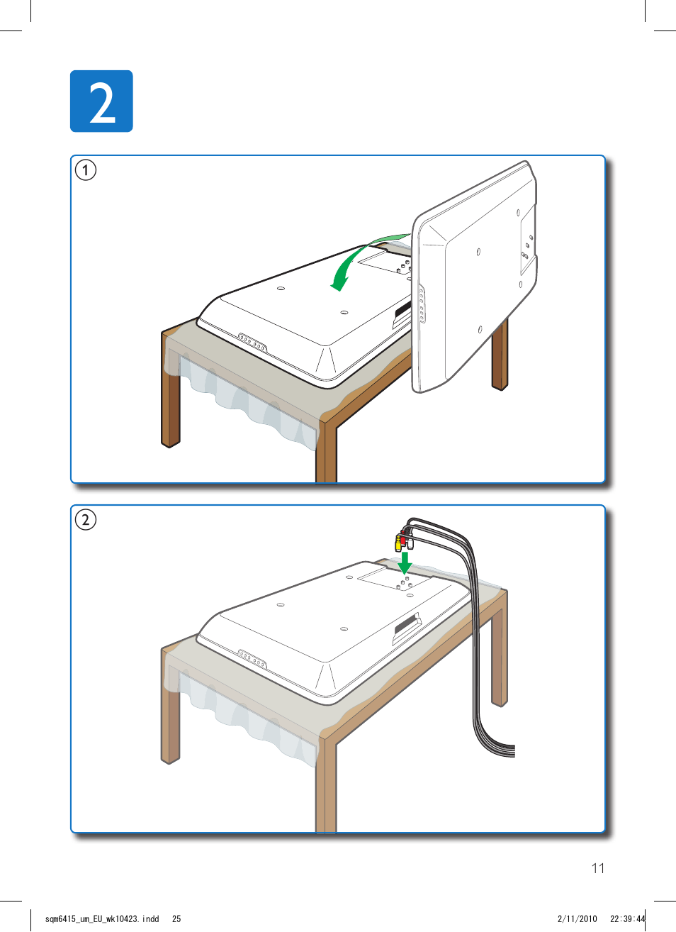 Philips Support mural LCD User Manual | Page 25 / 30