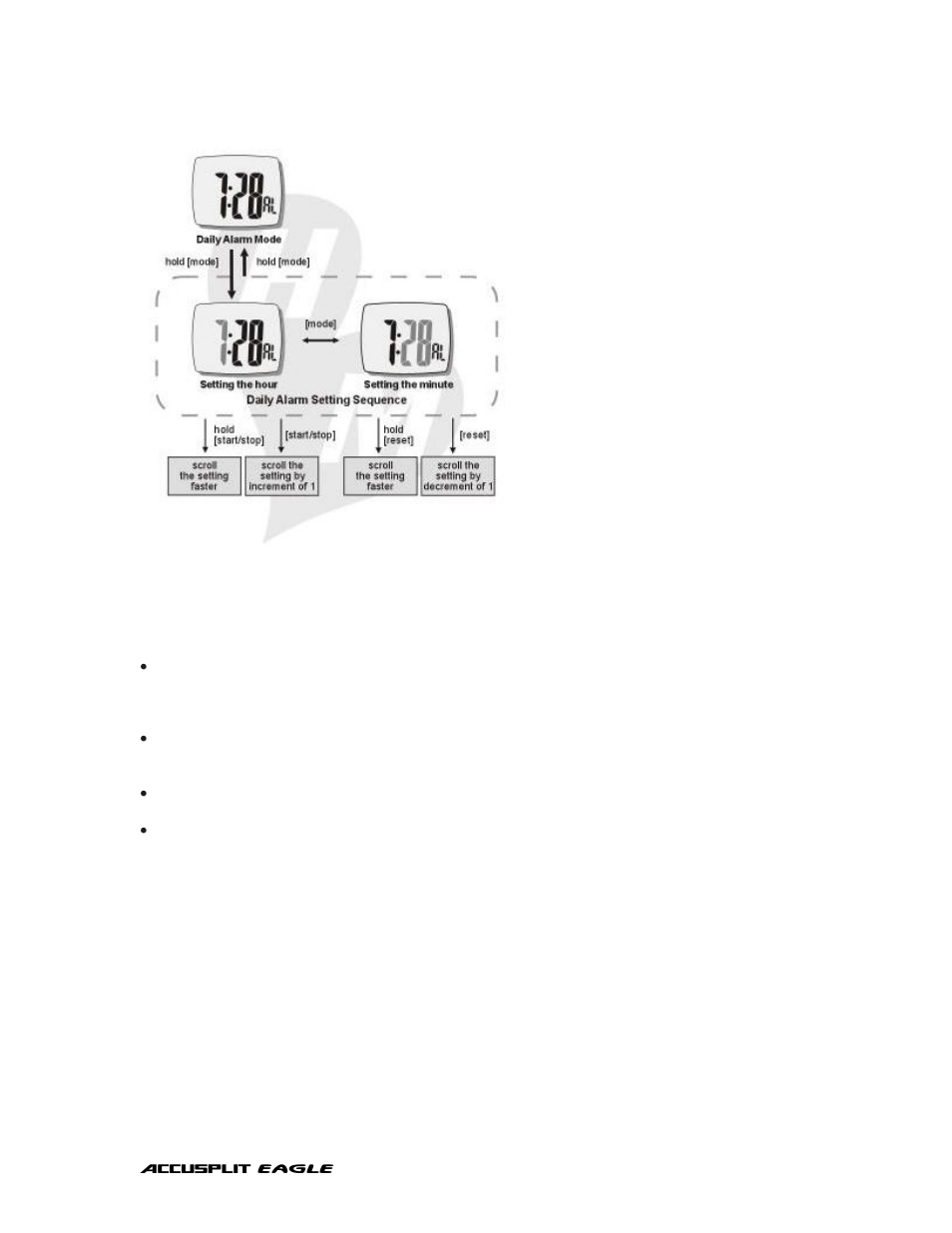 Accusplit EAGLE 920HRM User Manual | Page 11 / 18