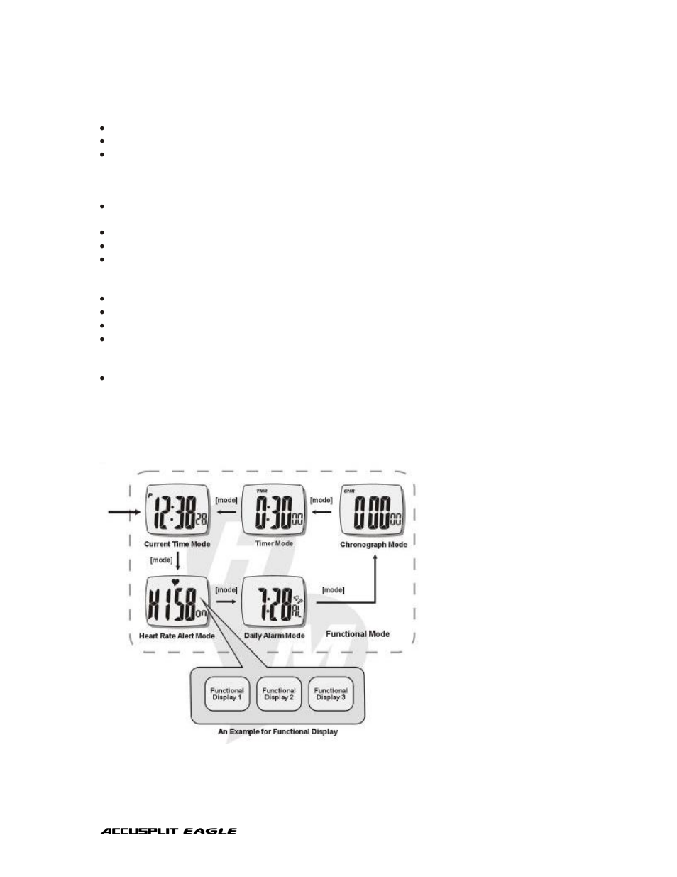 Accusplit EAGLE 920HRM User Manual | Page 2 / 18