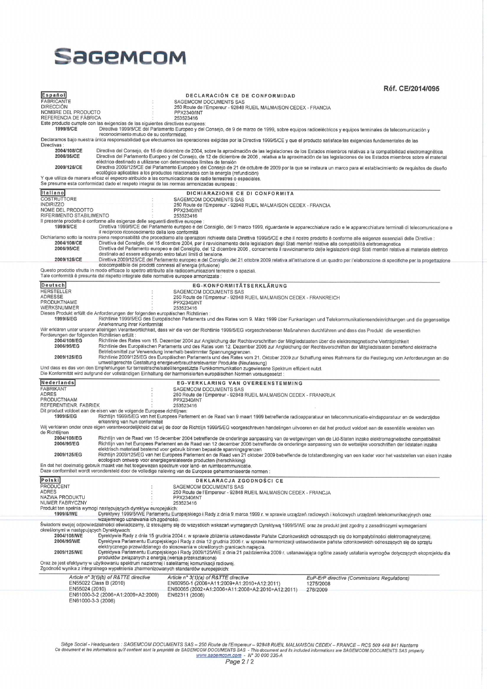 Lespafloti, Sdgemcom, Page 2 / 2 | Philips PicoPix Projecteur de poche User Manual | Page 2 / 3