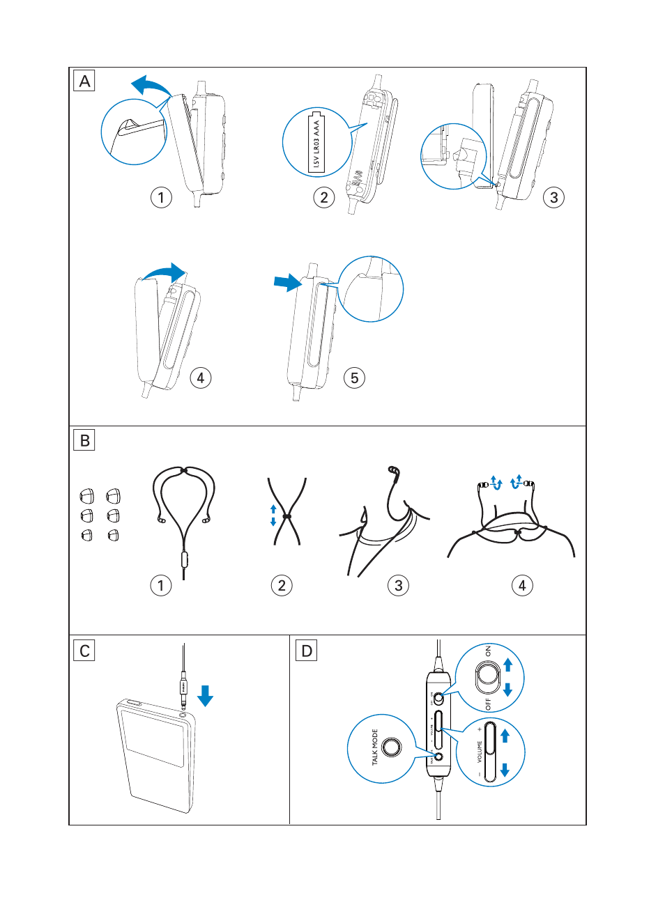 Philips Casque avec suppression du bruit User Manual | Page 2 / 4