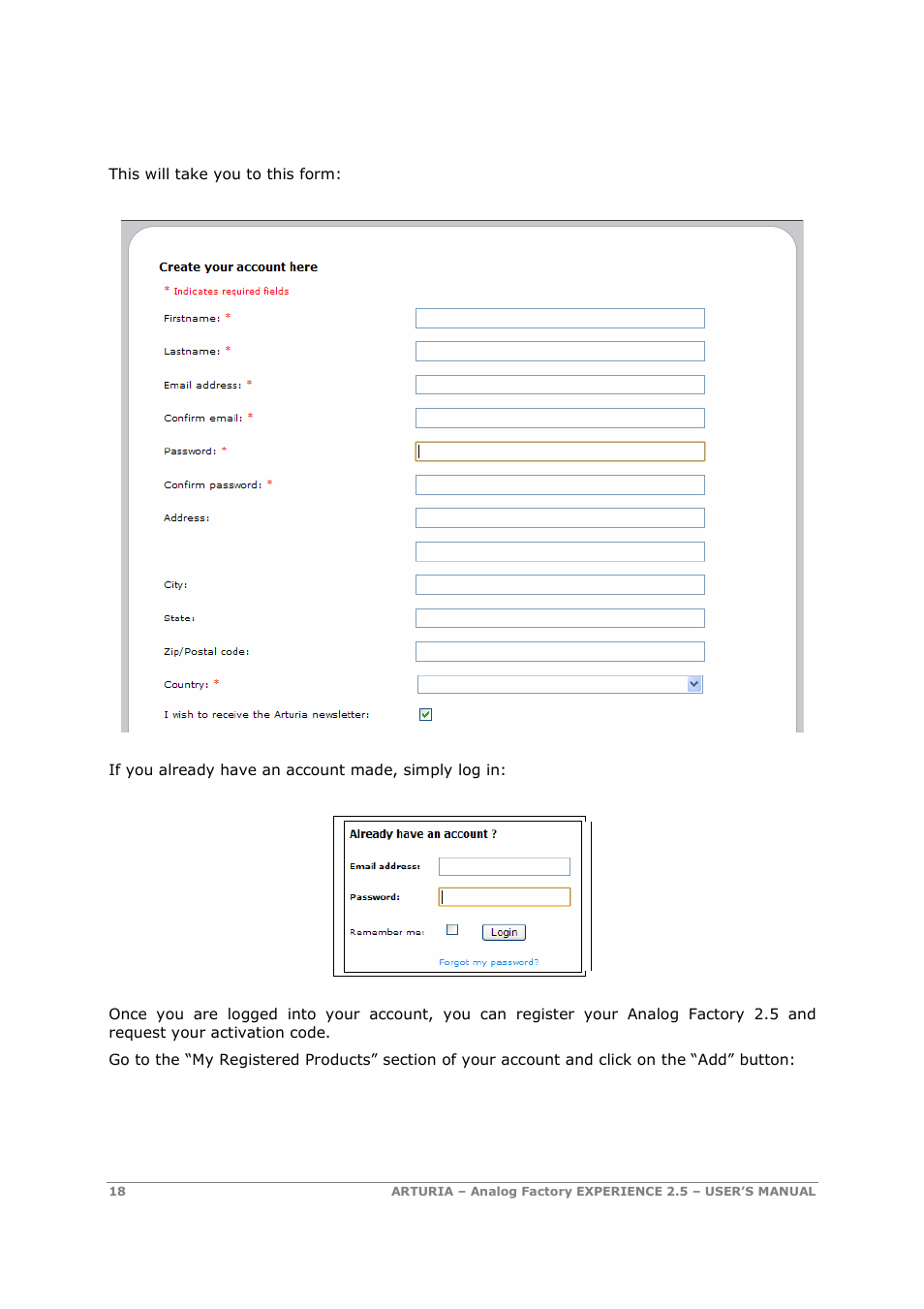 Arturia 2.5 User Manual | Page 18 / 60