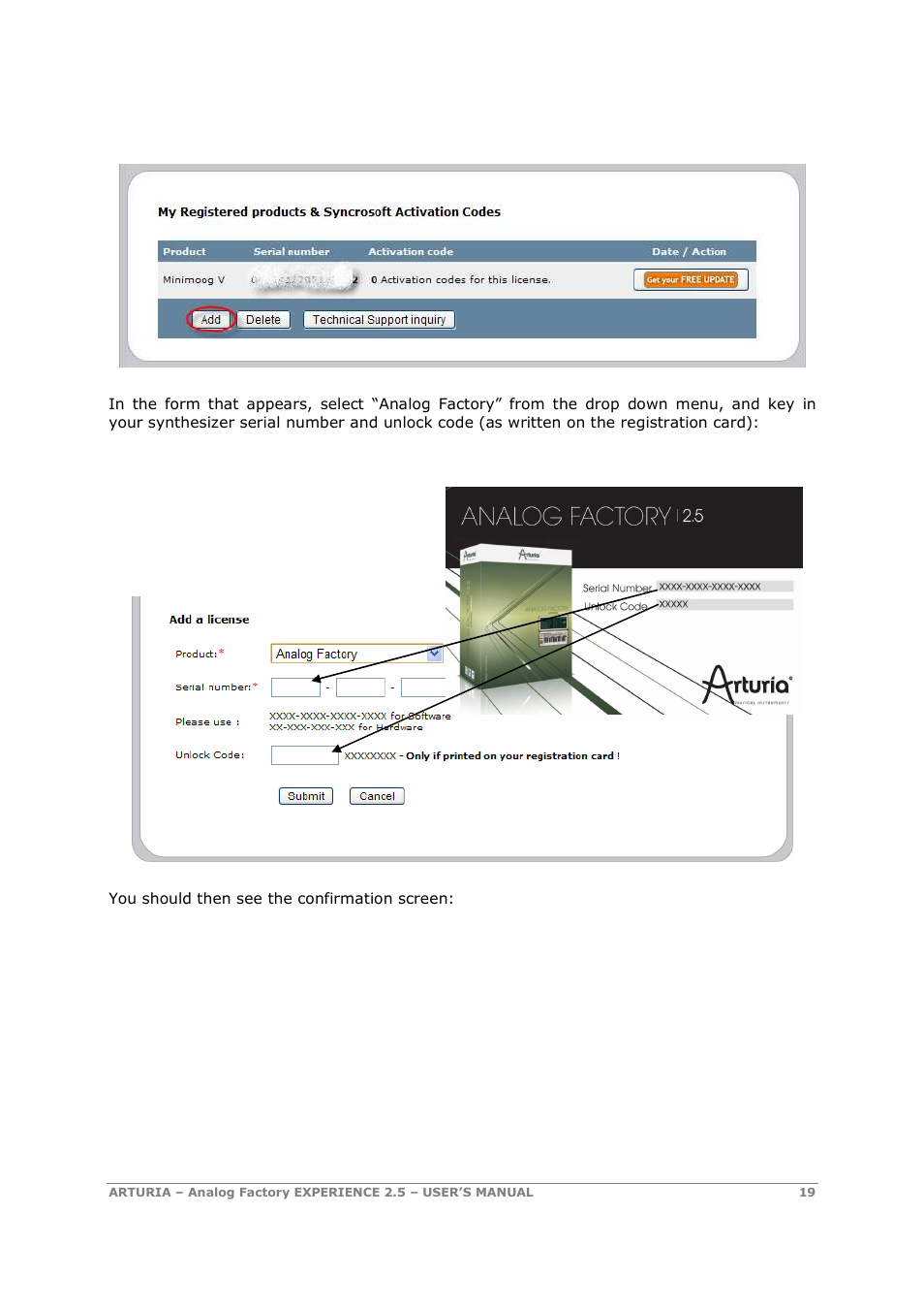 Arturia 2.5 User Manual | Page 19 / 60