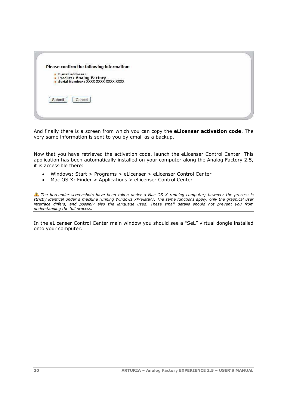 Arturia 2.5 User Manual | Page 20 / 60