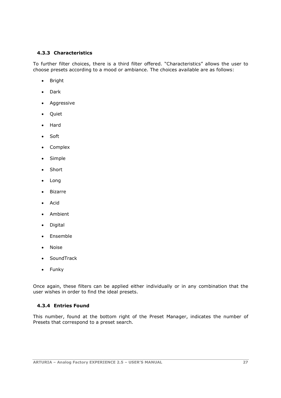 Arturia 2.5 User Manual | Page 27 / 60