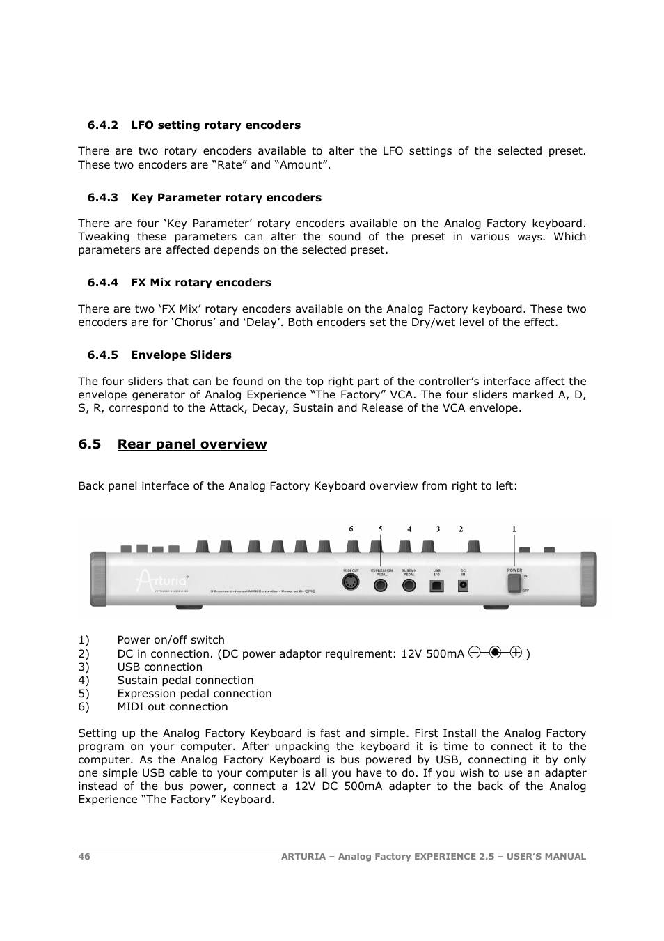 Arturia 2.5 User Manual | Page 46 / 60