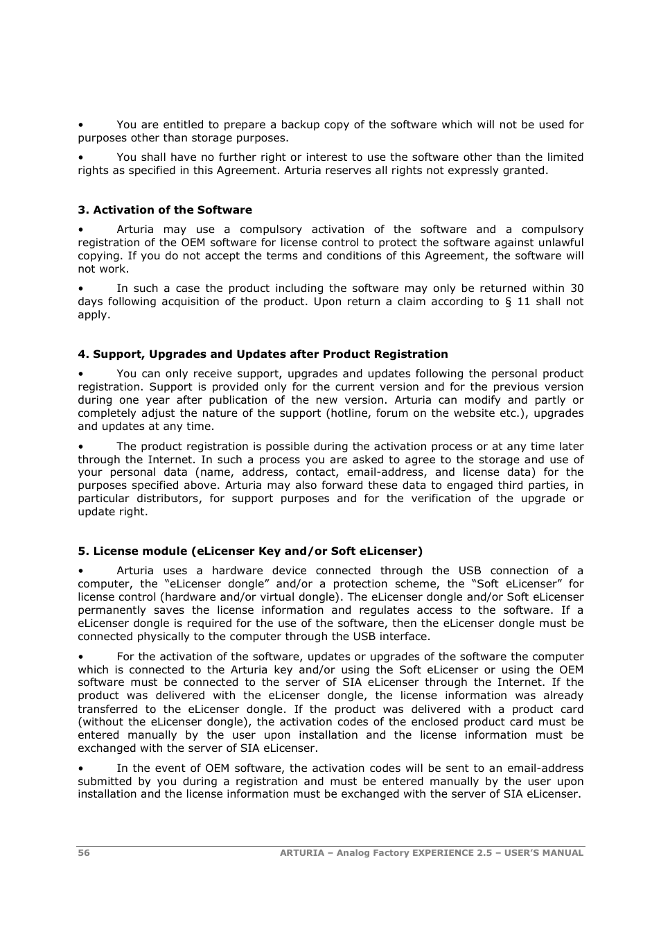 Arturia 2.5 User Manual | Page 56 / 60