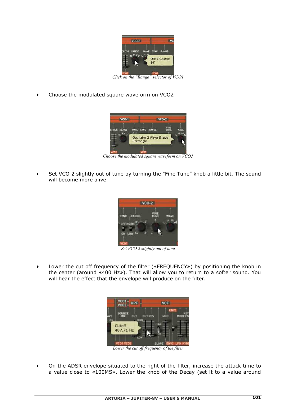 Arturia JUPITER-8V 2 User Manual | Page 101 / 125