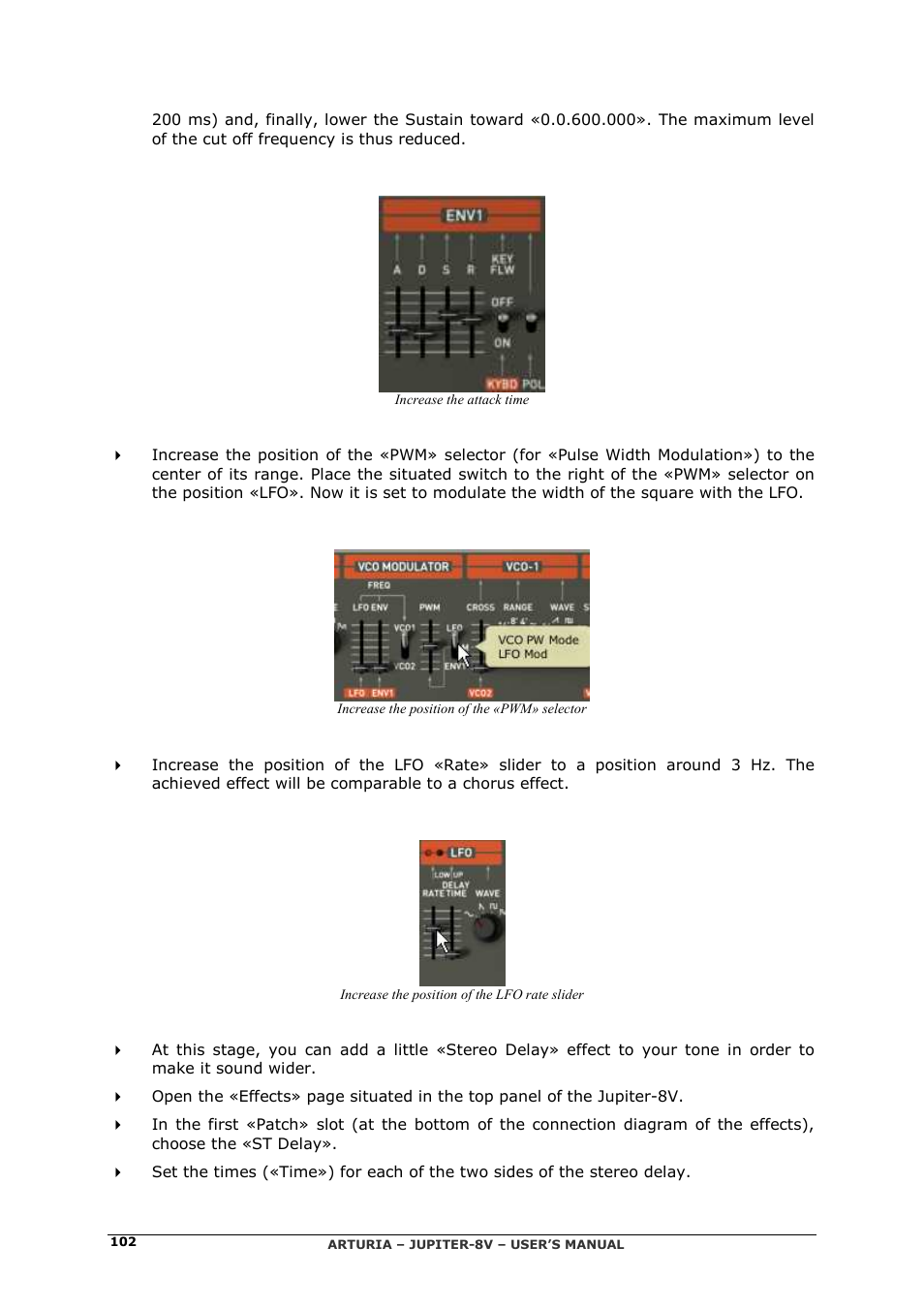 Arturia JUPITER-8V 2 User Manual | Page 102 / 125