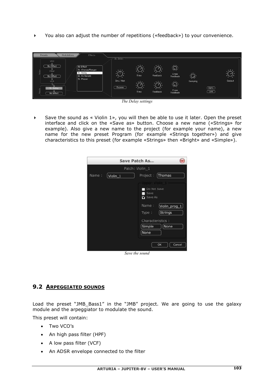 Arturia JUPITER-8V 2 User Manual | Page 103 / 125