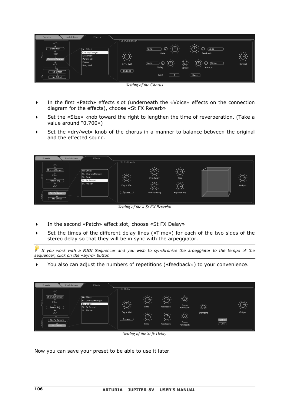 Arturia JUPITER-8V 2 User Manual | Page 106 / 125