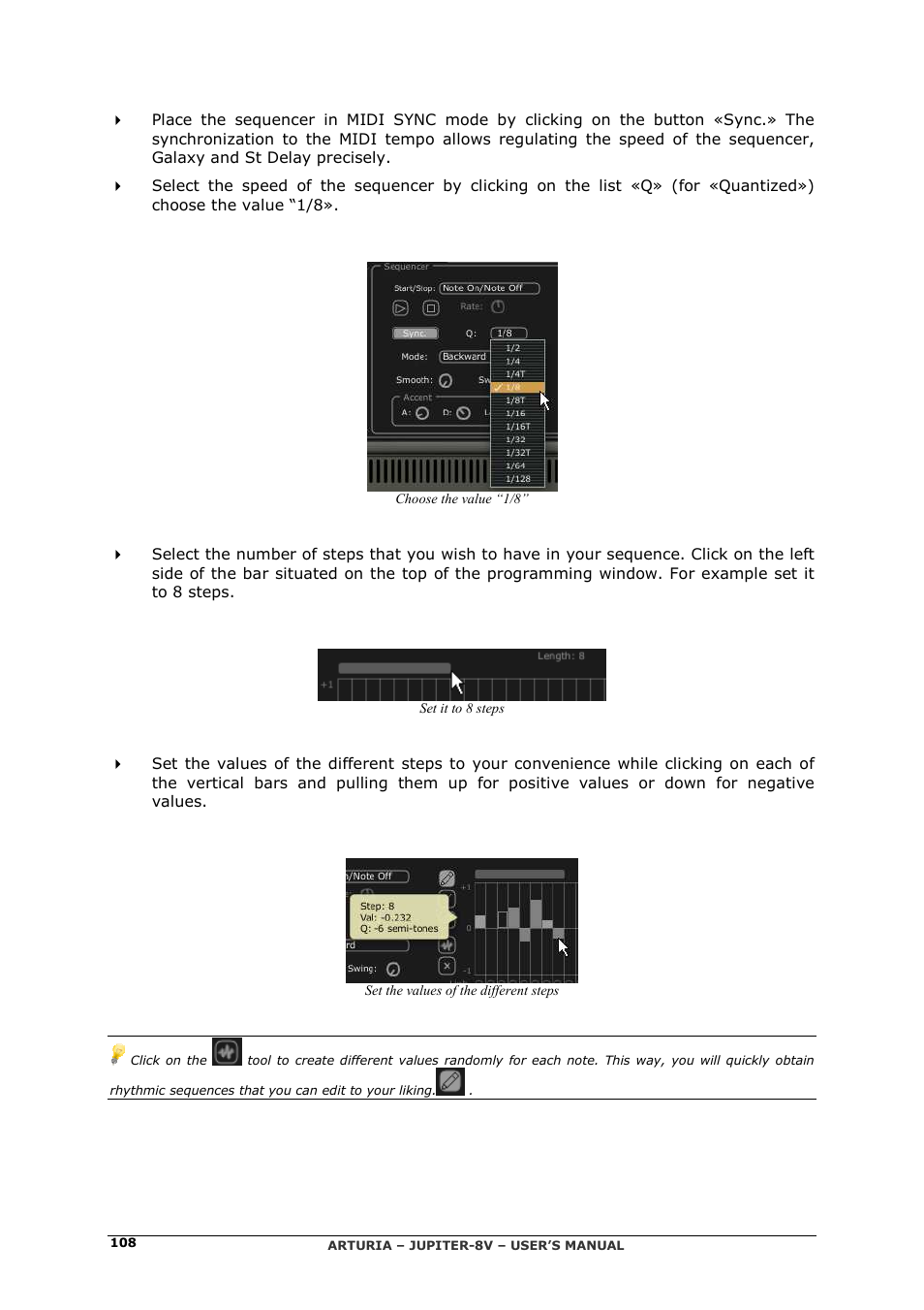 Arturia JUPITER-8V 2 User Manual | Page 108 / 125