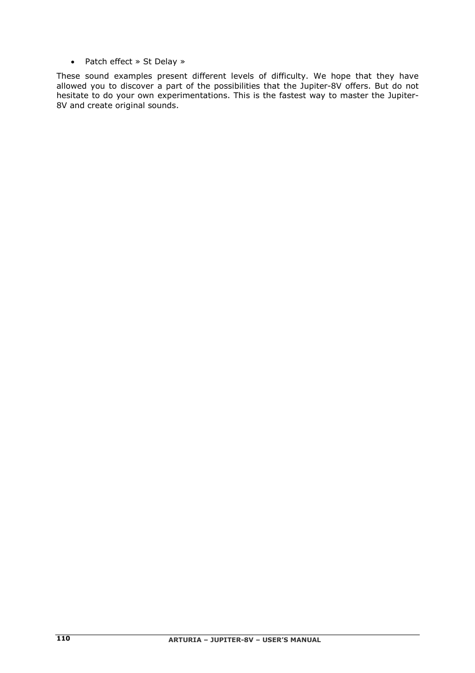 Arturia JUPITER-8V 2 User Manual | Page 110 / 125