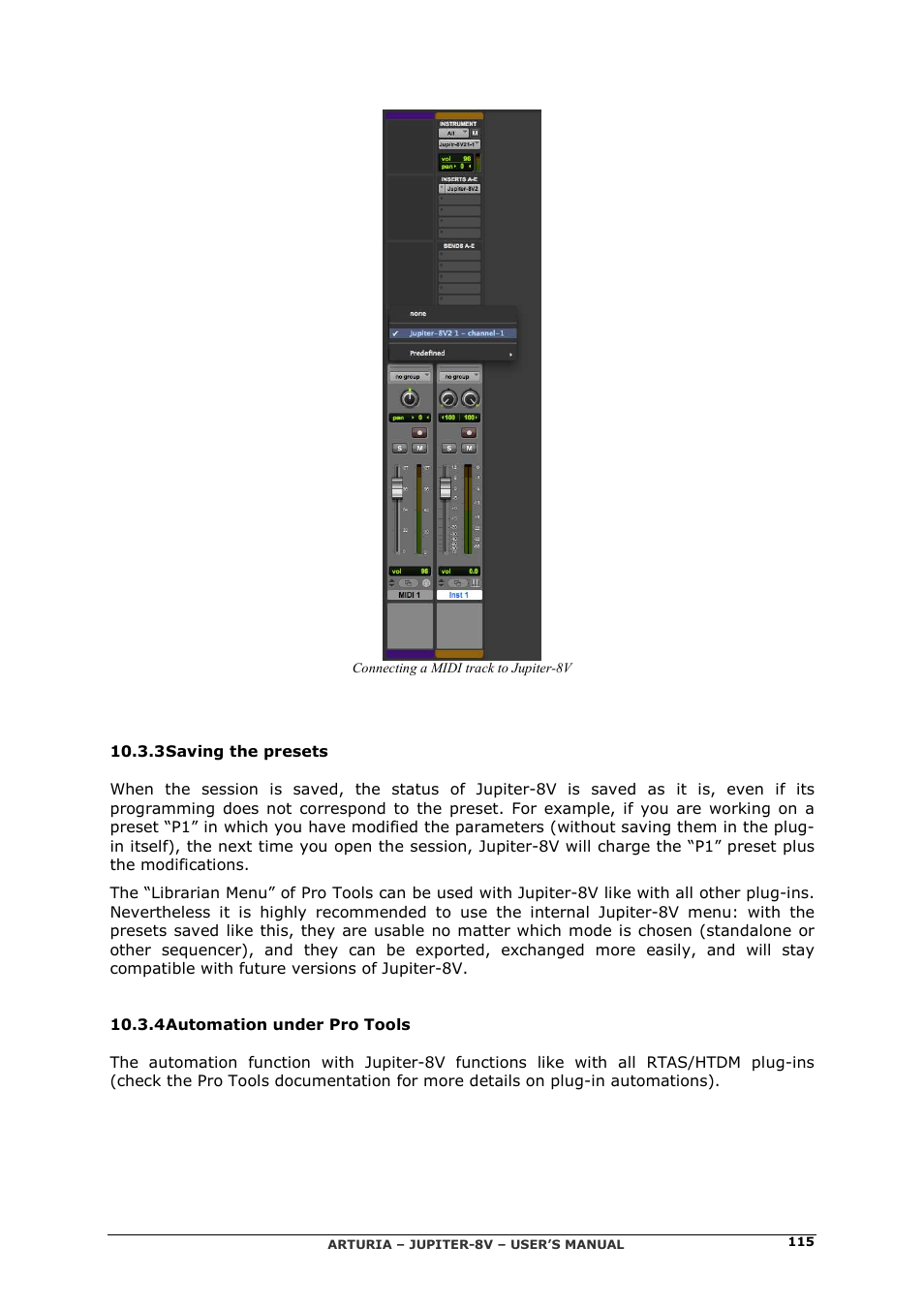 Arturia JUPITER-8V 2 User Manual | Page 115 / 125