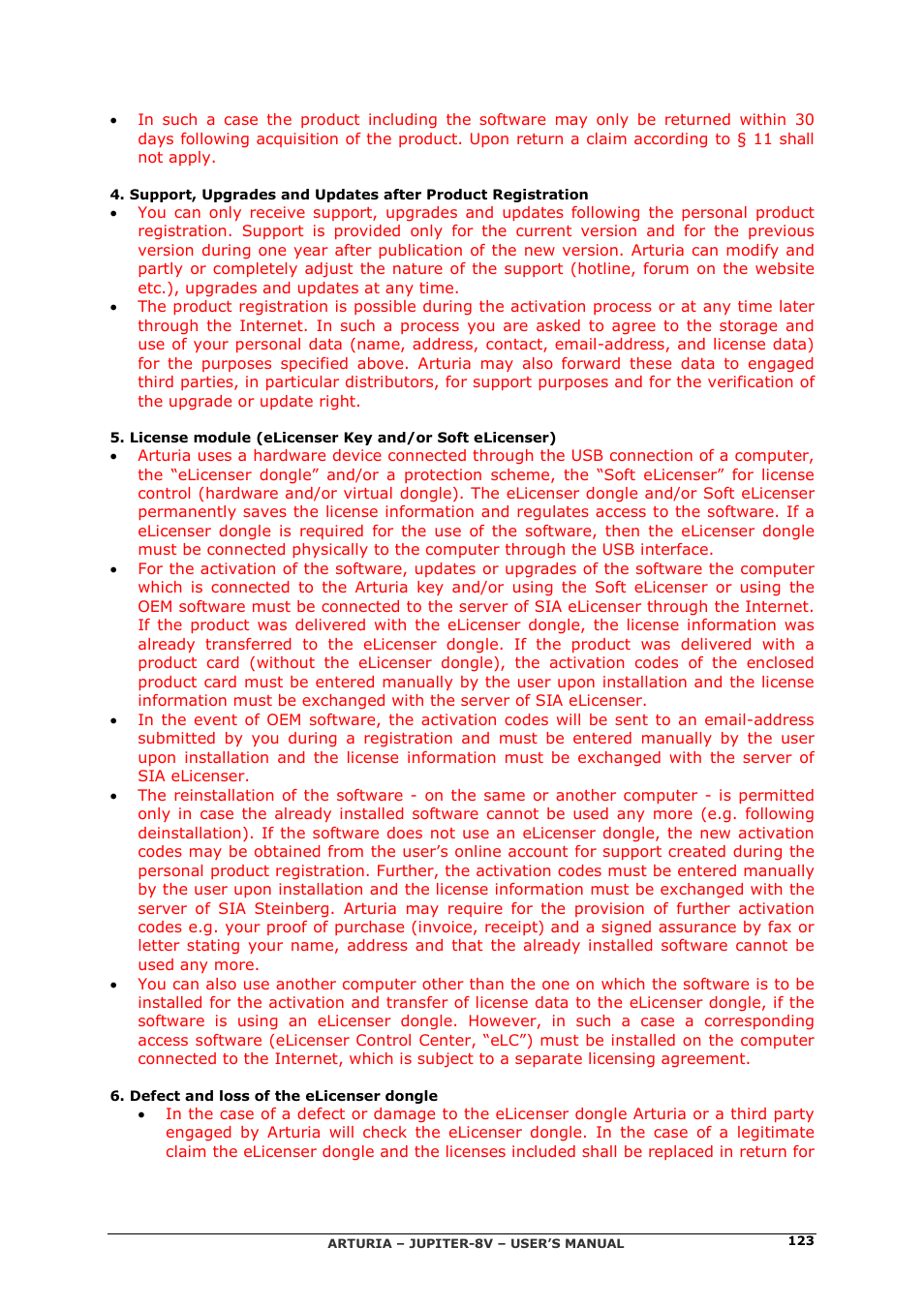 Arturia JUPITER-8V 2 User Manual | Page 123 / 125