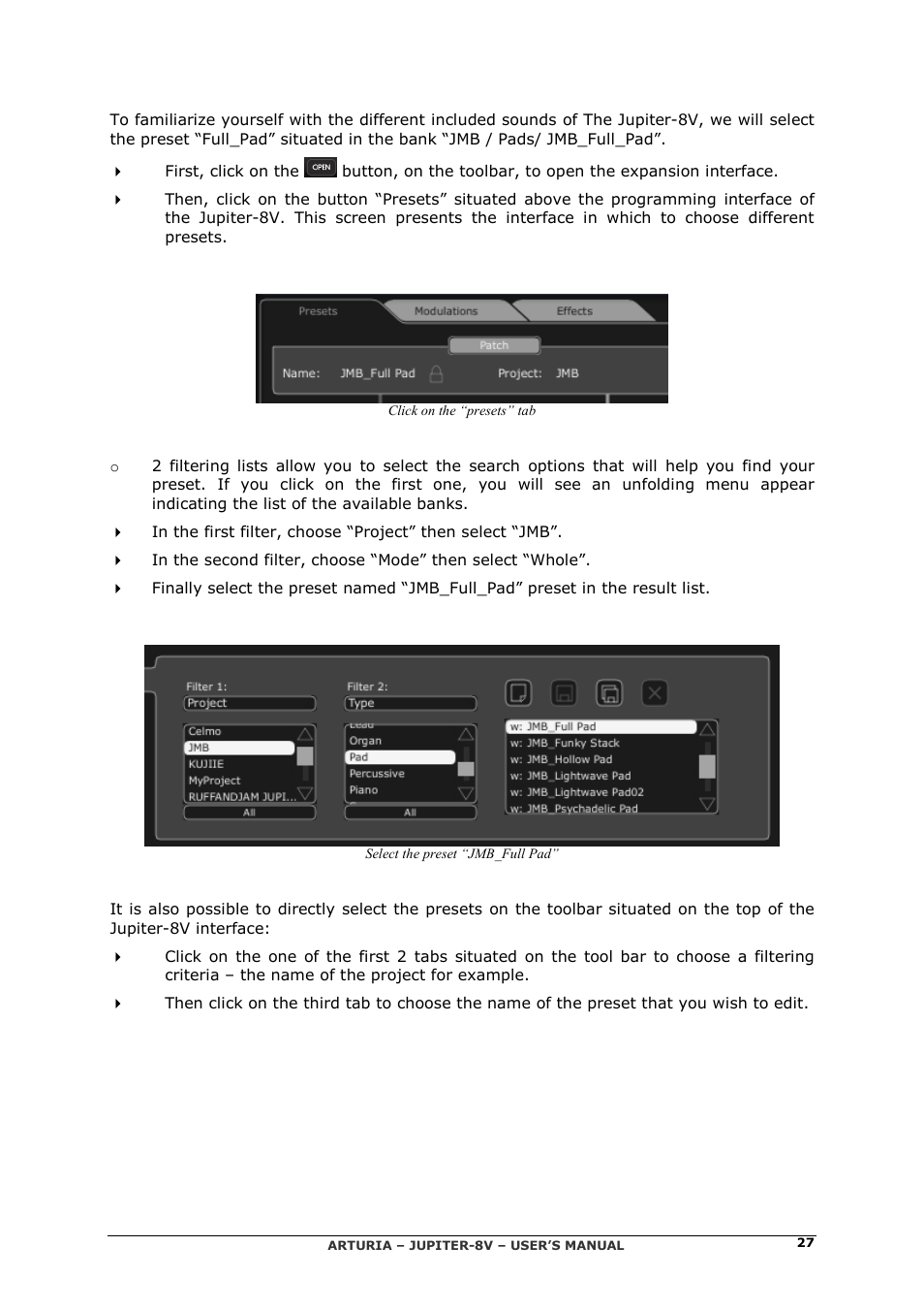 Arturia JUPITER-8V 2 User Manual | Page 27 / 125