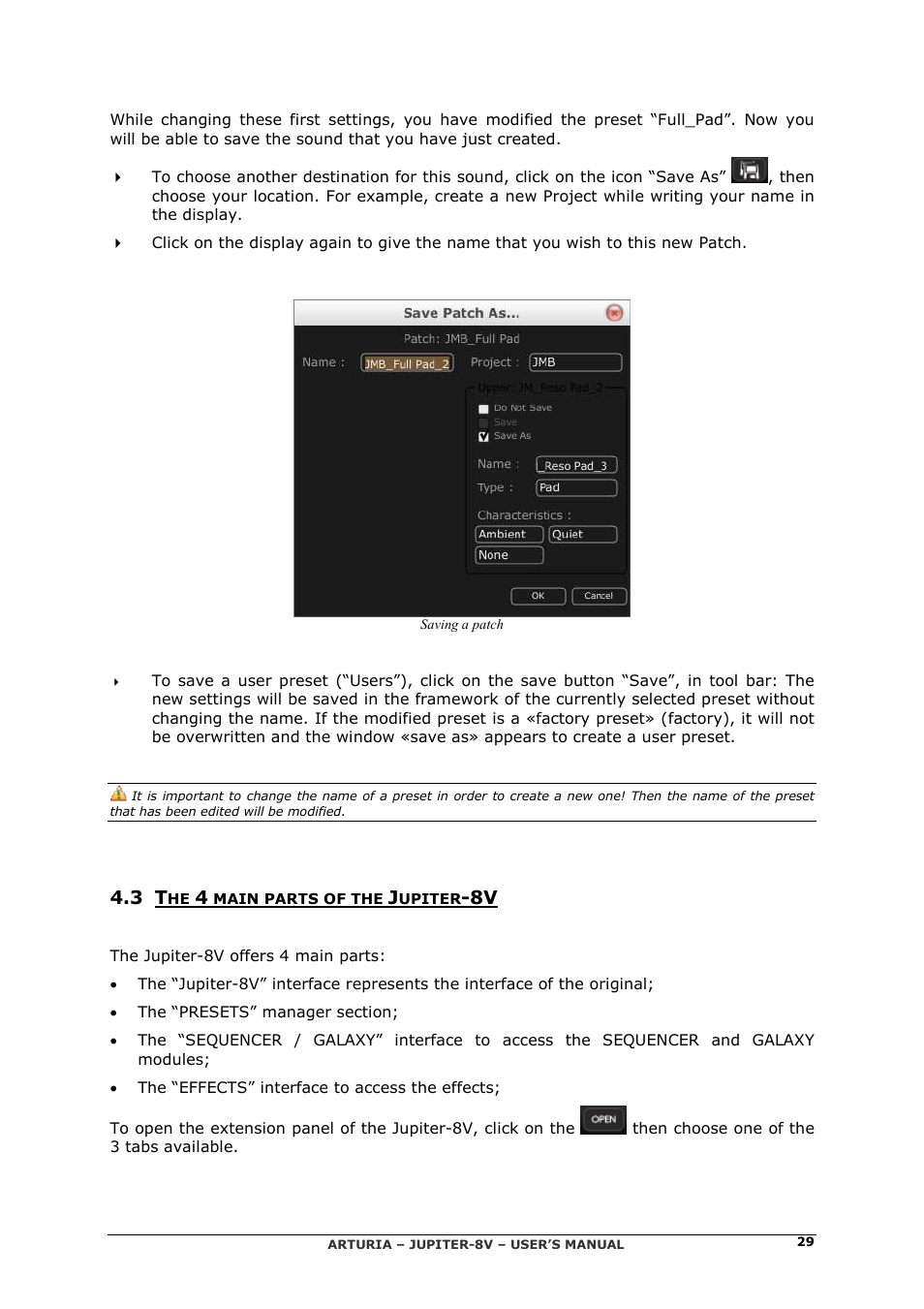 Arturia JUPITER-8V 2 User Manual | Page 29 / 125