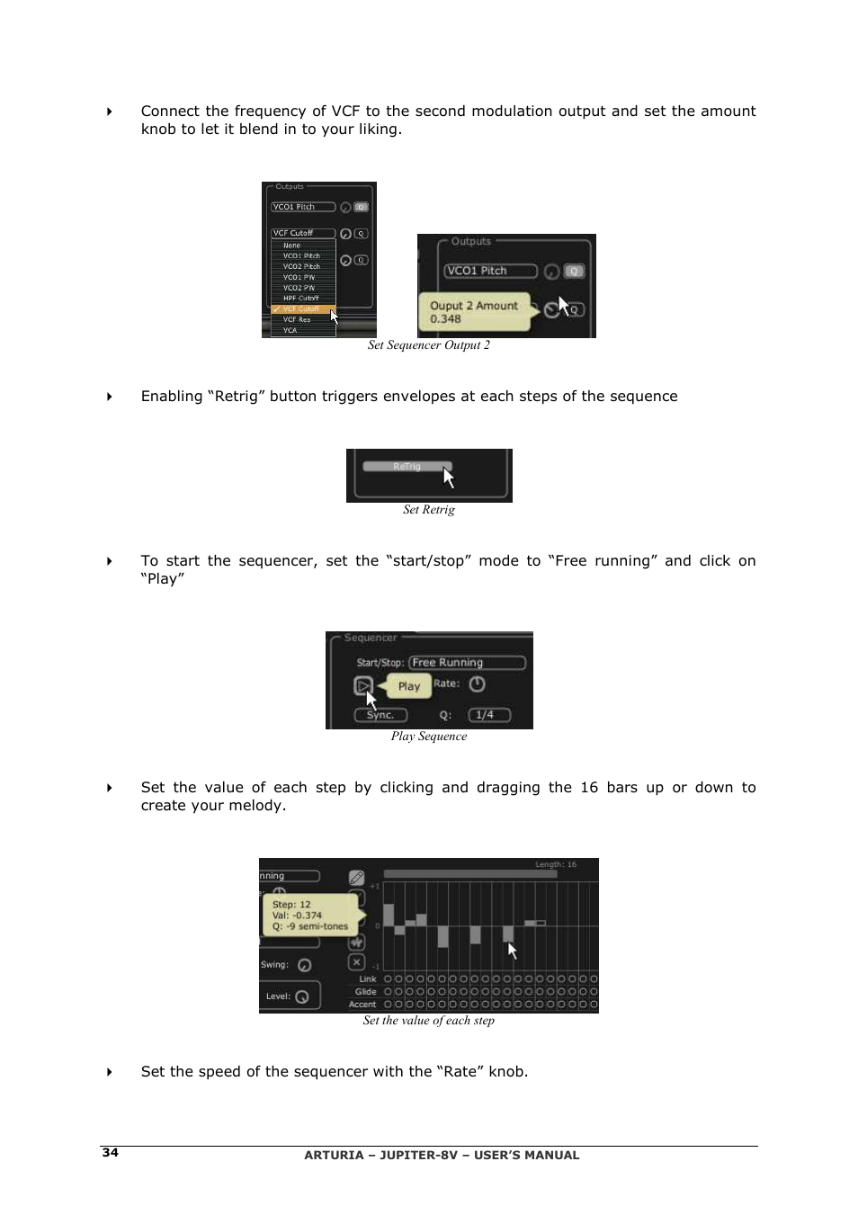 Arturia JUPITER-8V 2 User Manual | Page 34 / 125