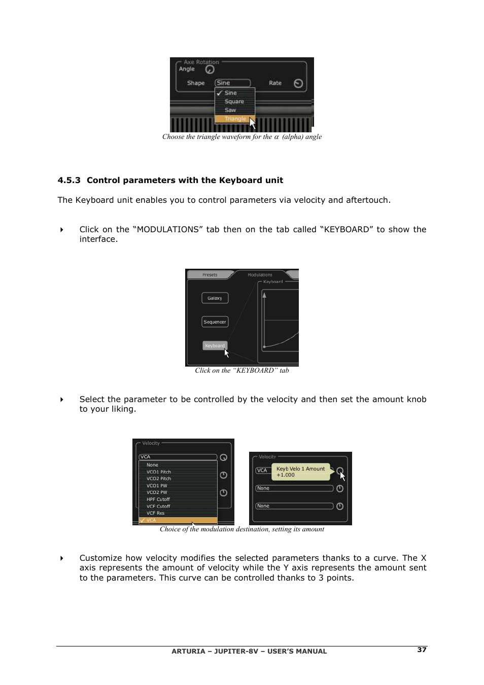 Arturia JUPITER-8V 2 User Manual | Page 37 / 125